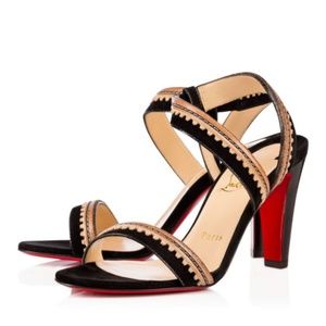 Christian Louboutin Trepi City 85mm heels RETAIL 795
